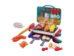 Juego De Cocina Infantil Con Parrilla, Efectos De Luz, Sonido, Rociador Y Comida Que Cambia De Color La2356