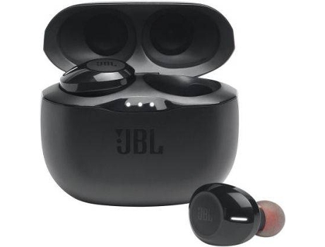 Auriculares Bluetooth True Wireless JBL T125 (In Ear - Negro)