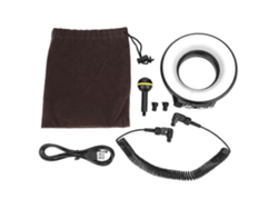 Anillo de luz LED impermeable para buceo submarino SL 108 de 67 mm para cámara, carcasa Uo, Saisiyiky