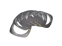 10 Piezas Collar Protector Para Calentador De Cera Cuadrado Accesorio Profesional Anillo Protector