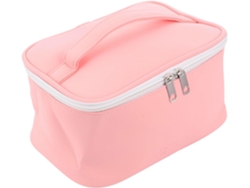Neceser Rosa, Estuche Impermeable Para Maquillaje De Mujer, Práctico Para El Maquillaje.