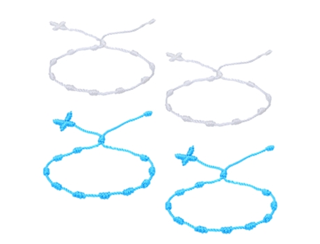 4Pcs Pulsera Amistad-5*212*2 4Pcs Pulsera Amistad-5*212*2 JEIIBRZUI