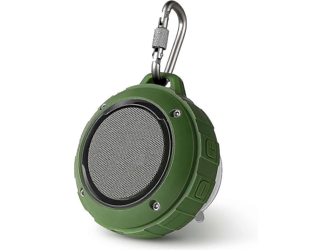 Altavoz Bluetooth Portátil Resistente Al Agua Con Subwoofer (verde)