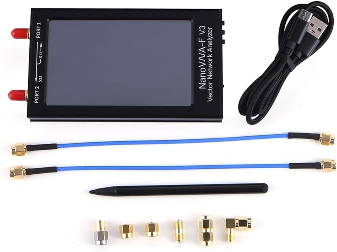 Analizador -f V3 1mhz-6ghz Vna 801 Puntos De Escaneo Hf Vhf Uhf Shf Antena