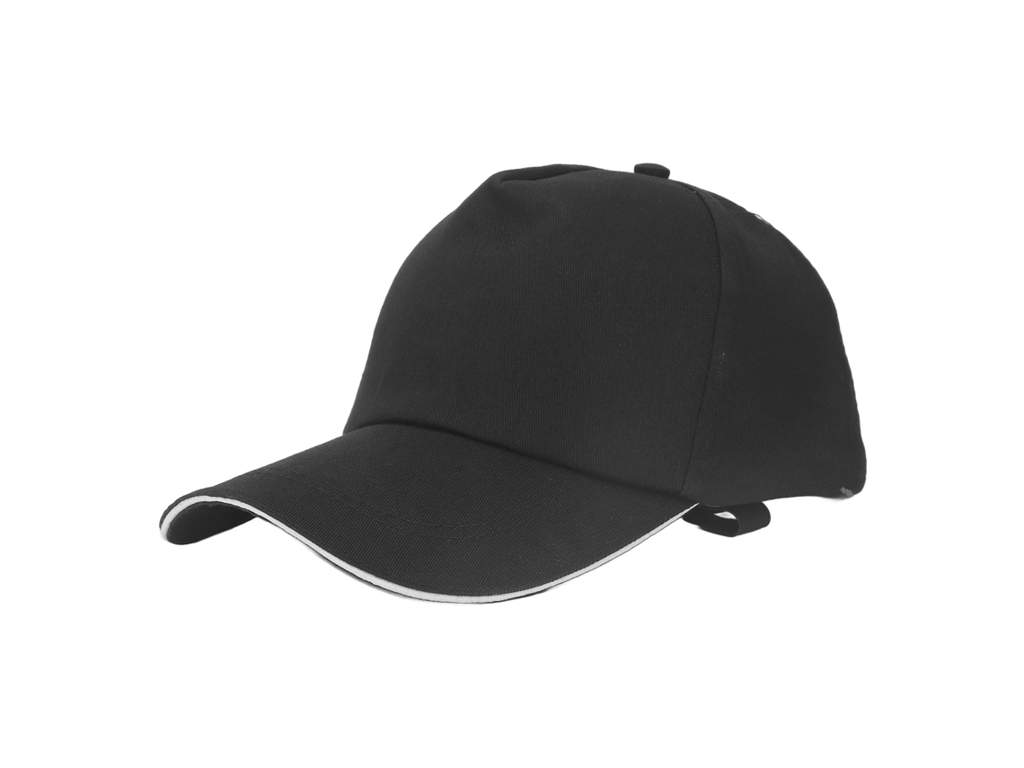 Capacete De Bateamento Seguro Ajustável Chapéu De Beisebol Abs Leve Respirável Preto