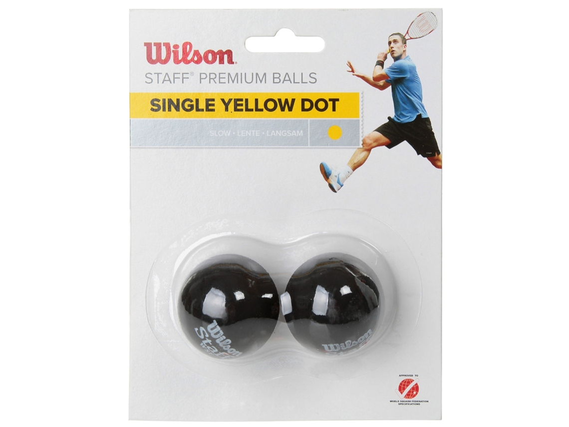 Pelotas de Squash WILSON (one size - Negro)