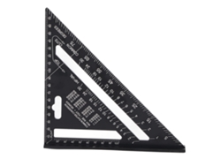 Régua Triangular De 7 Polegadas Quadrado De Carpinteiro Alumínio Portátil Ferramenta De Medição Para Carpintaria Diy