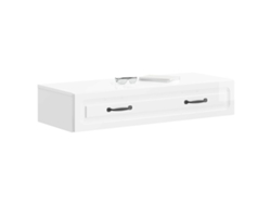 Maison Exclusive - Mesa Lateral Montada En La Pared Brillante 87,5 X 34,5 X 17 Cm