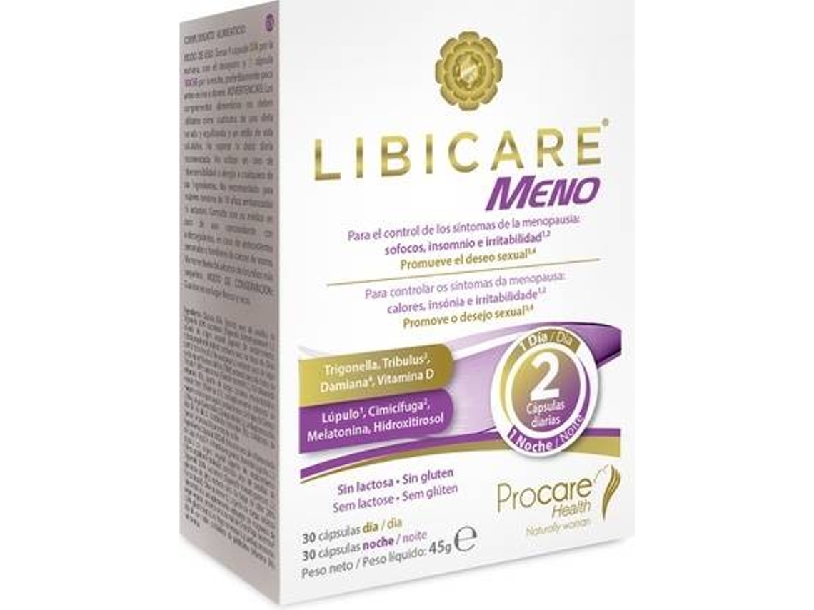 Complemento Alimentar PROCARE HEALTH Libicare Meno (60 cápsulas)