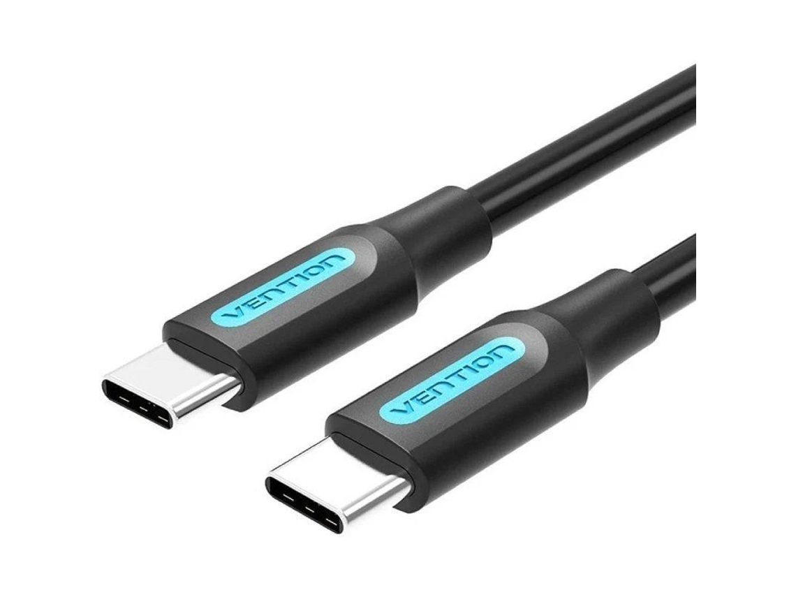 Cable Usb 2.0 Tipo-C VENTION Cosbi/ Usb Tipo-C Macho Usb Tipo-C Macho/ 3M/ Negro