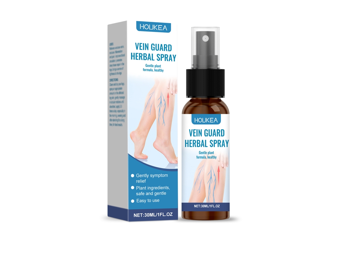 Spray herbal para aliviar el dolor de piernas