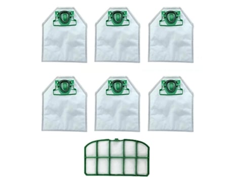 Saco de pó de substituição para vorwerk kobold com filtro de proteção do motor