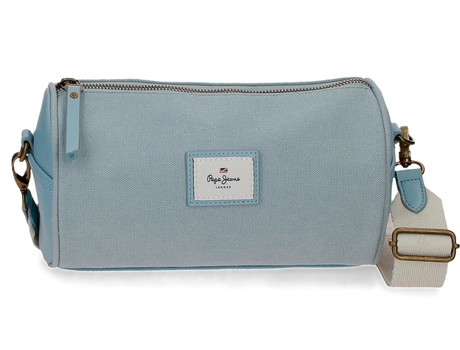 Bolsa de Hombro PEPE JEANS Cora Algodón Mujer (Azul)