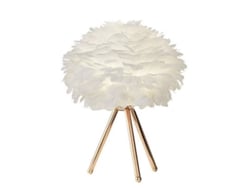 2026-lámpara De Mesa Led Pluma Con Botón Luz Suave Decorativa Oro Para Escritorio Cama Luz Nocturna
