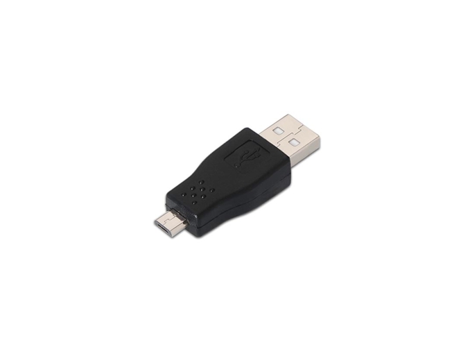 Cable Adaptador Nano 10.02.0005 USB 2.0 A Micro-USB 2.0 B Negro