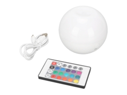Lámpara nocturna RGB con control remoto y táctil para la mesita de noche.
