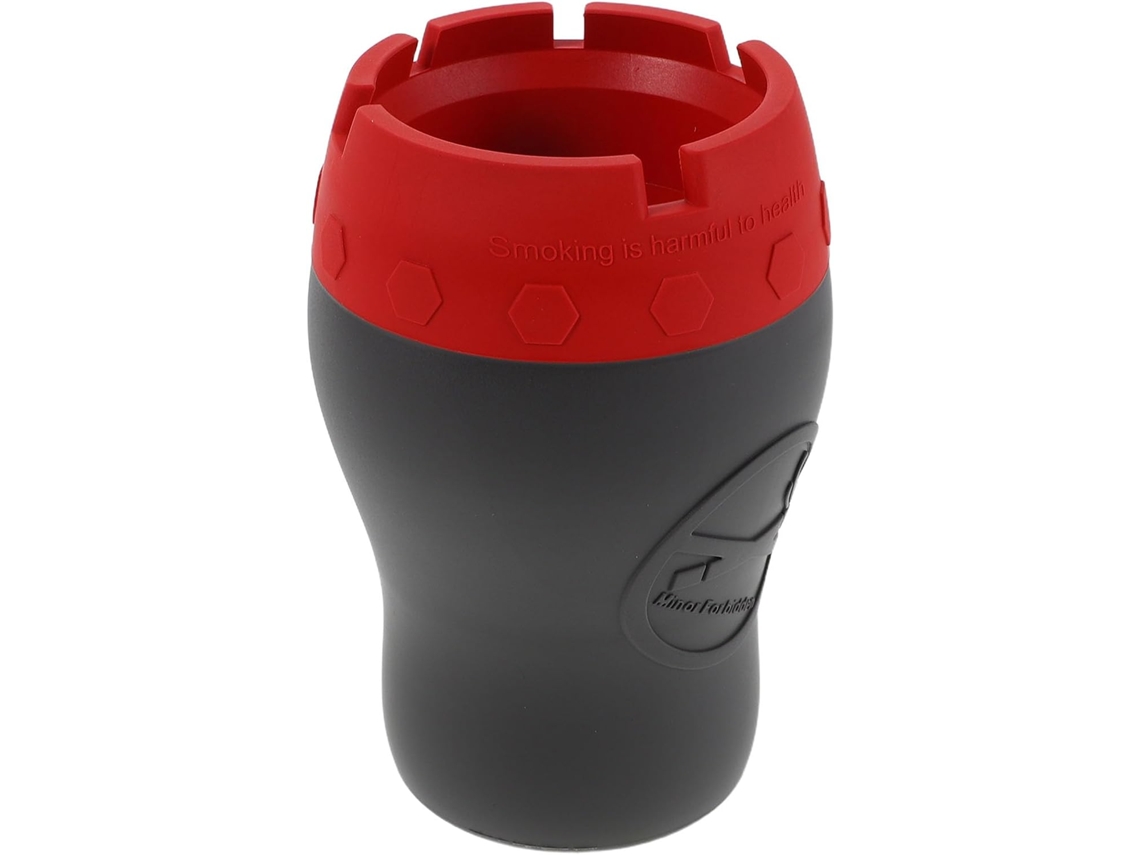 Cinzeiro De Silicone Para Carro Com Tampa E Suporte.