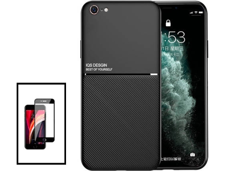 Kit Carcasa Magnetic Lux iPhone SE 2022 PHONECARE Negro