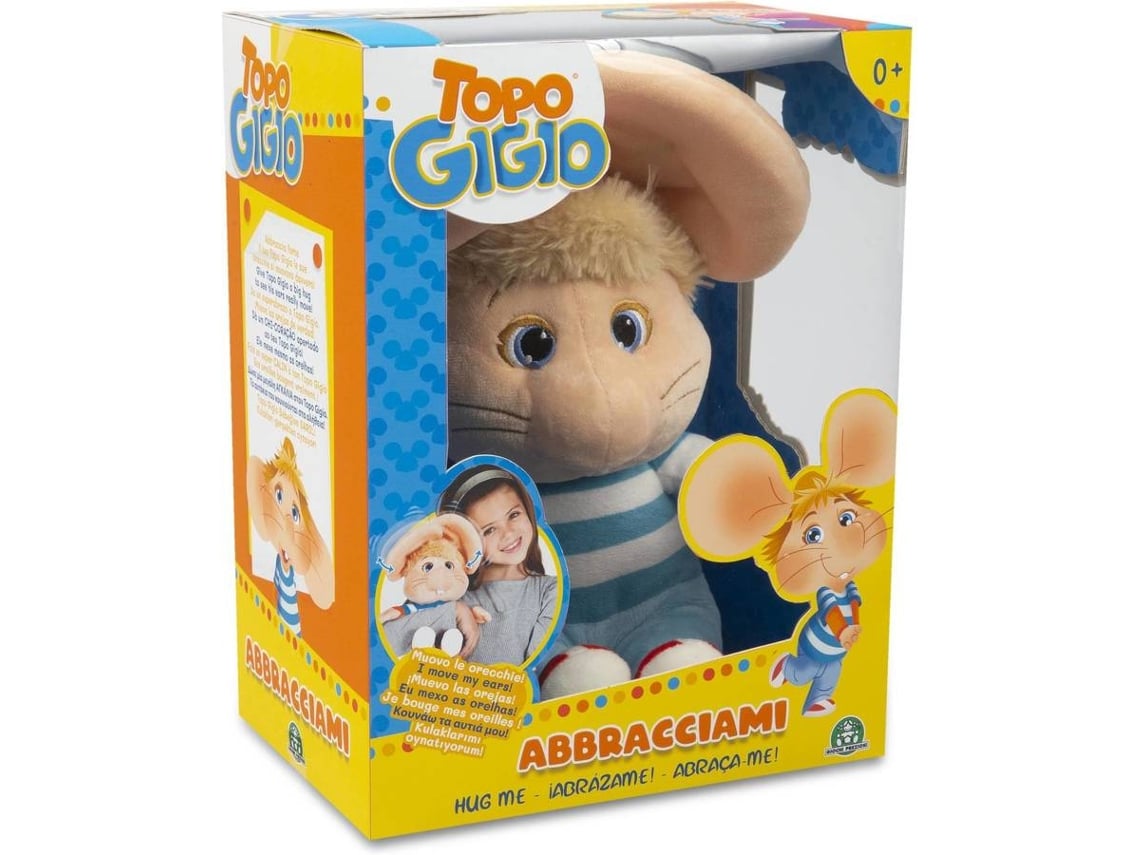 Peluche TOPO GIGIO Hug Me Edad M nima Recomendada 0 a os