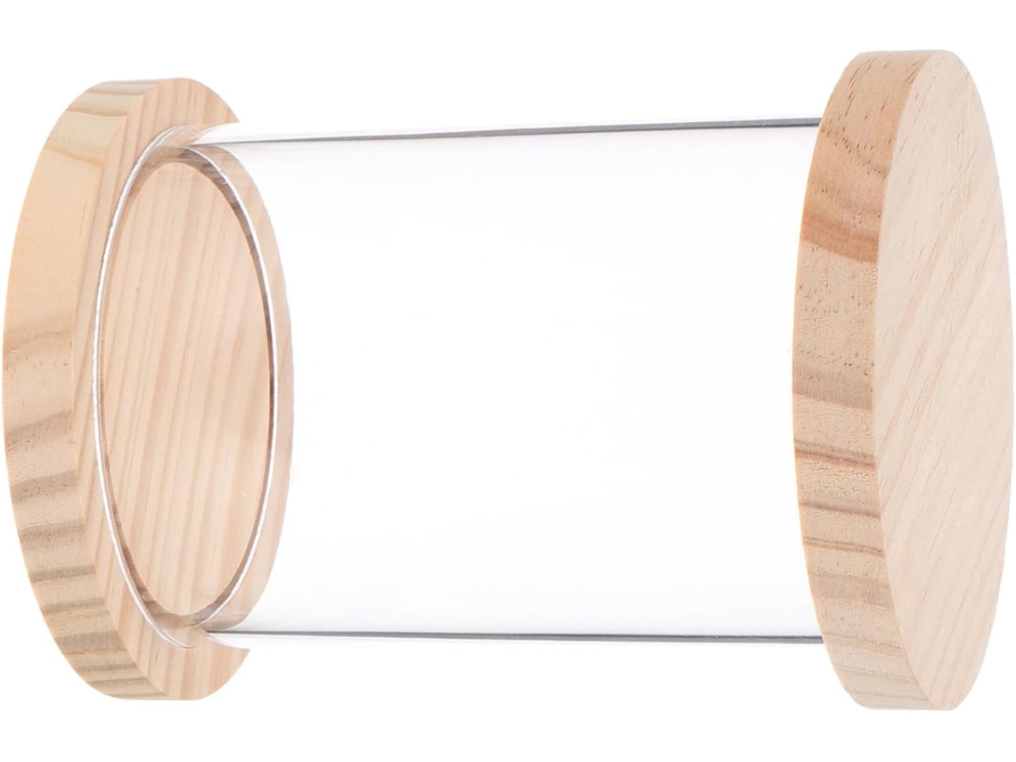 Vitrina Transparente Para Figuras Coleccionables, Miniaturas Y Compartimento Para Pantalla.