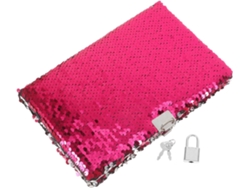 Diario para Niños y Niñas con Candado, Precioso Cuaderno Reversible con Purpurina para Niñas, Ideal Gokoco