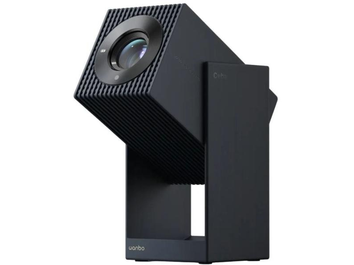 Proyector portátil Wanbo Cube 2 Pro - 500 lúmenes - Full HD - HDMI - Wifi - Azul oscuro