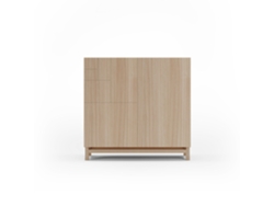 Mueble zapatero HERDASA Copenhague nogal claro (90 x 90 x 27 cm)