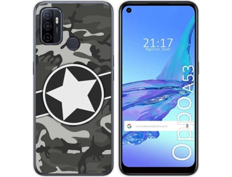 Carcasa Oppo A53 / A53s TUMUNDOSMARTPHONE Camuflaje 02 Multicolor