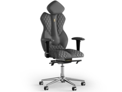 Silla de Oficina KULIK Royal Stitching PU Cuero (Cinzento -130x50x50cm)