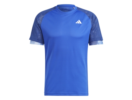 Camiseta de Hombre para Tenis ADIDAS Tenis Multicolor Azul (S)