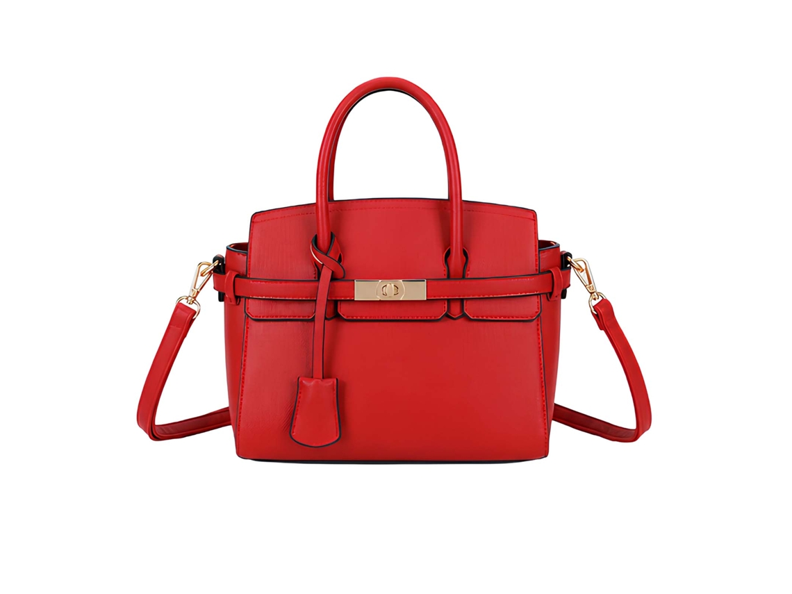 Bolso De Mano Camélia Para Mujer Efecto Piel Mate Con Diseño Estructurado