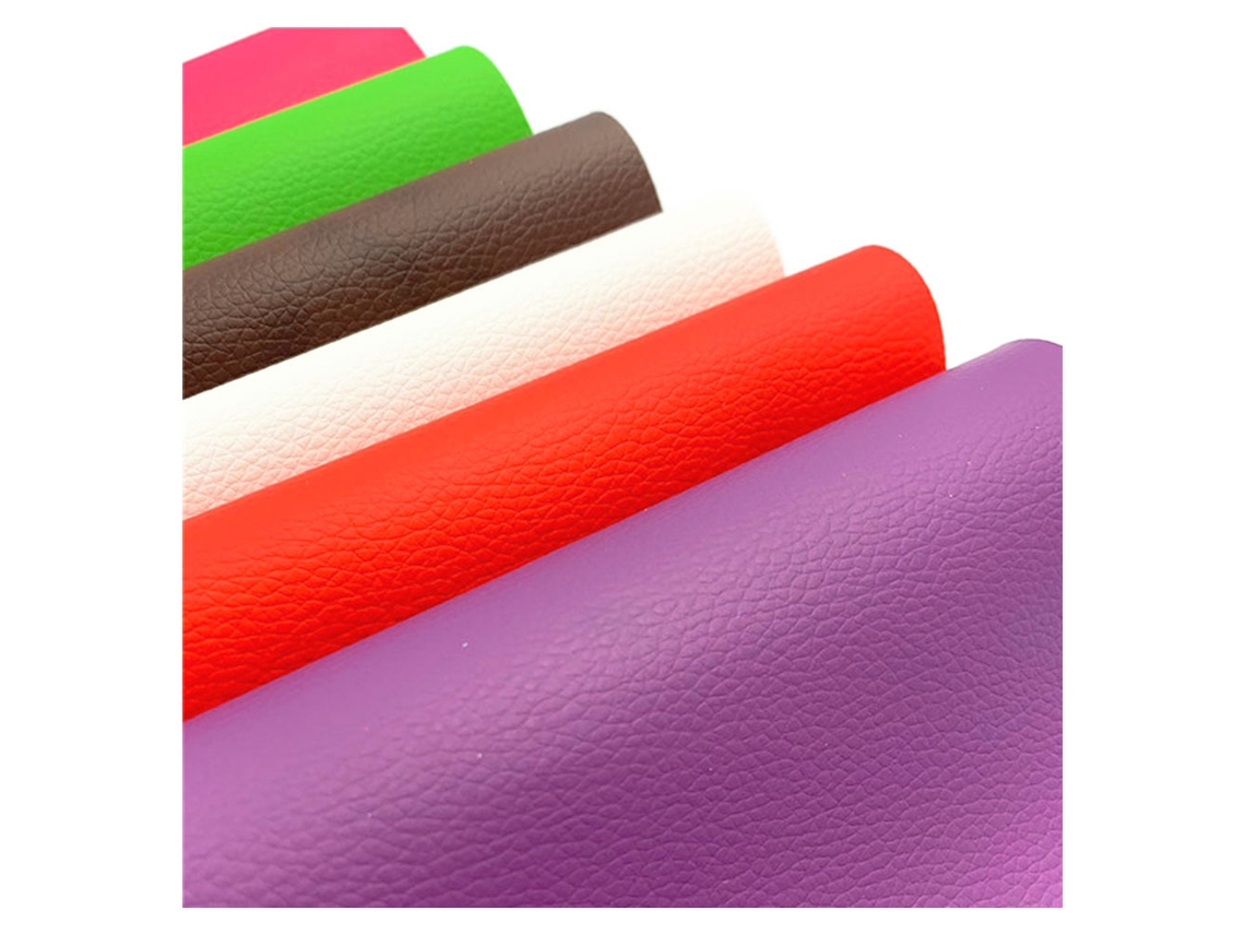 (blanco) 100*135 Cm Textura Lichi Cuero Artificial Pu Tela De Imitación De Cuero - Vinilo - Interior De Coche - 39*54 Pulgadas