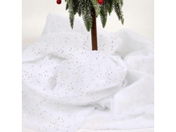 Rebe-manta De Nieve Artificial De Navidad Con Purpurina Tela Suave Decoración Para Fiesta Invierno Patios Escaleras 92x154cm