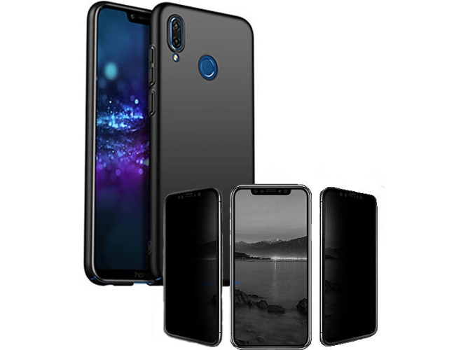 Kit Carcasa y Protector Privacy Honor 8X SlimShield Negro