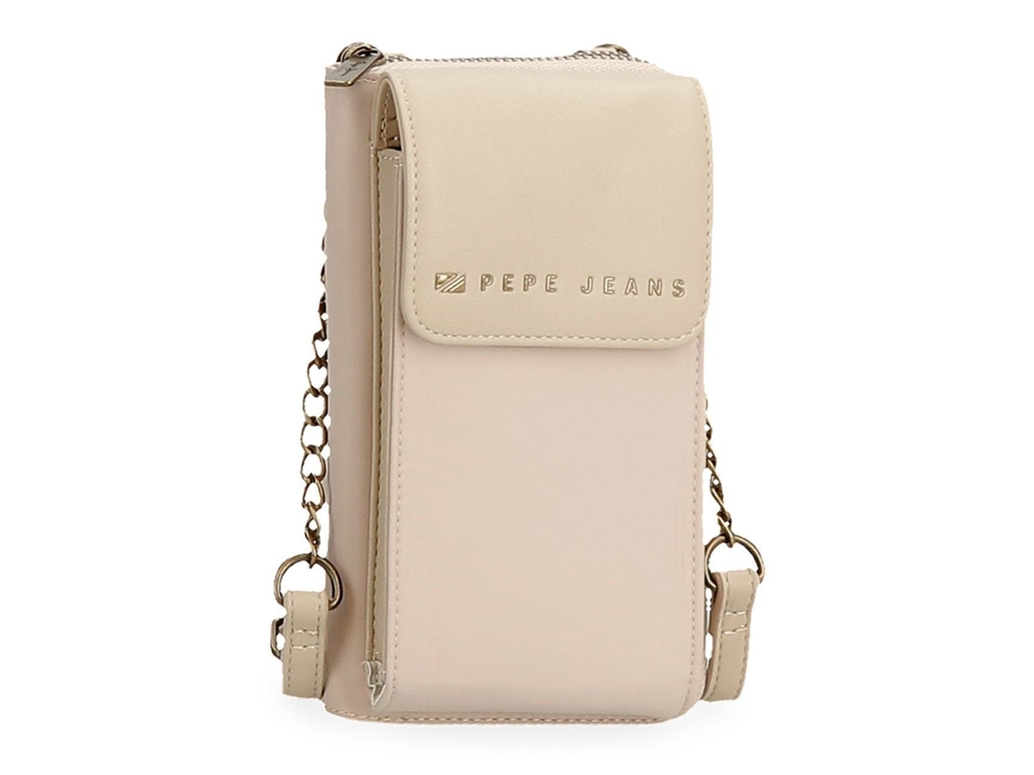 PEPE JEANS Bolso Bandolera Poliéster y PU Morgan Beige