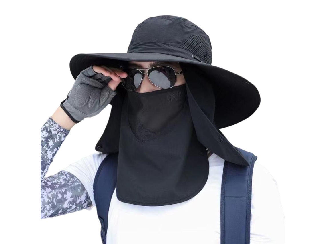 2026rebe-gorra De Sol Al Aire Libre Con Flap Facial Y Cuello Protección Uv Ancho Borde Gorra Bucket Para Hombre Mujer Verano Pesca Senderismo