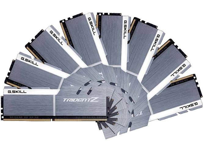 Memoria RAM DDR4 G.SKILL F4-3600C16Q2-64GTZSW (8 x 8 GB - 3600 MHz - CL 16 - Plata)