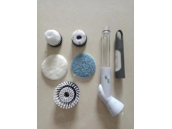 Escova De Limpeza 5 Em 1 - Branco Padrão, Com 5 Cabeças De Escova