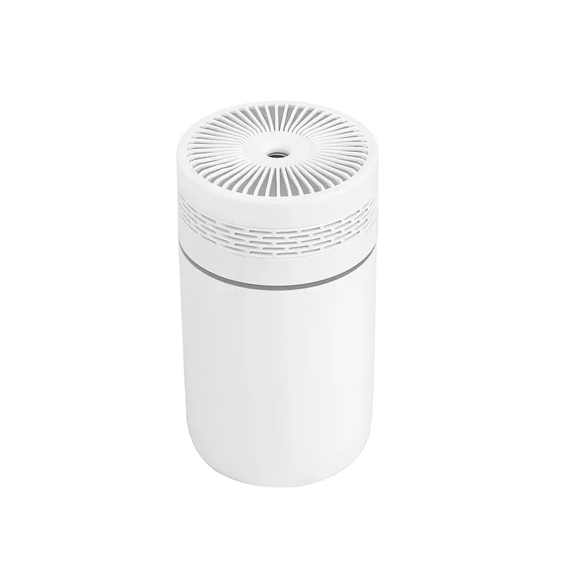 Purificador de aire silencioso para dormitorio con alta emisión de niebla, humidificador para coche Mdug (blanco)