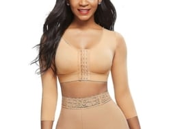 2026-shapewear Para Mujer Con Mangas 3/4, Compresión Frontal, Soporte Postural Y Bra Postquirúrgico