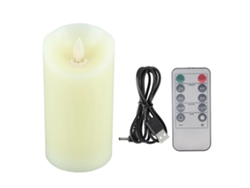 Velas LED recargables con mando a distancia, alto brillo.