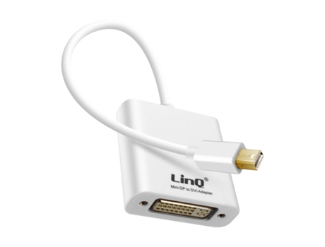 Adaptador Mini DisplayPort a DVI Full HD 1080p LinQ LINQ