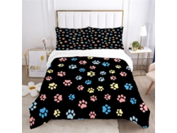Juego Ropa Cama Diseño Funda Nórdica Niños Niñas Material Microfibra Color Juego Almohada 140x200 Cm