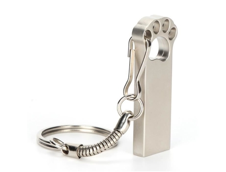 HURRISE Pendrive de Foto Portátil en Forma de Pata Memoria USB de Gran Capacidad con Llavero Interno para Computadora 8 16 Gb