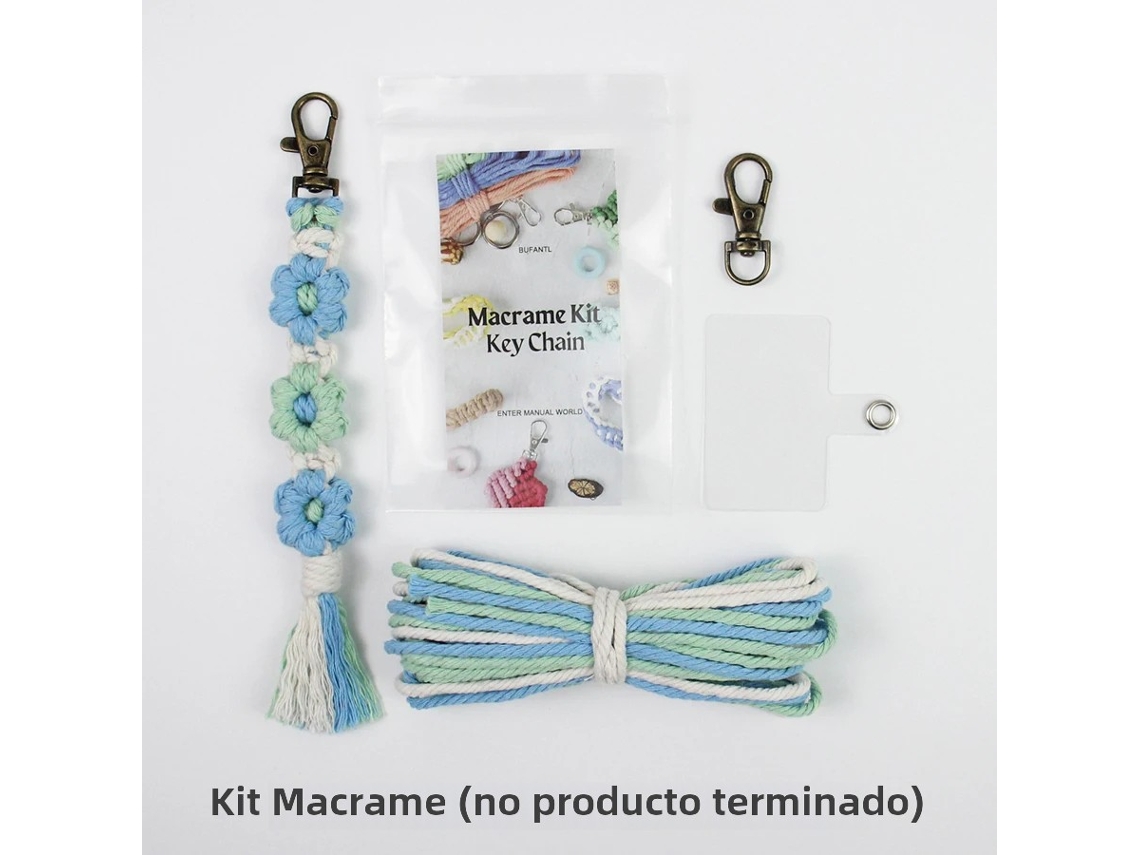 Juego De Llaveros De Margaritas Hechos A Mano, Con Tutorial Para Principiantes, Llavero Con Borla De Margaritas Diy Con Cordón Colgante