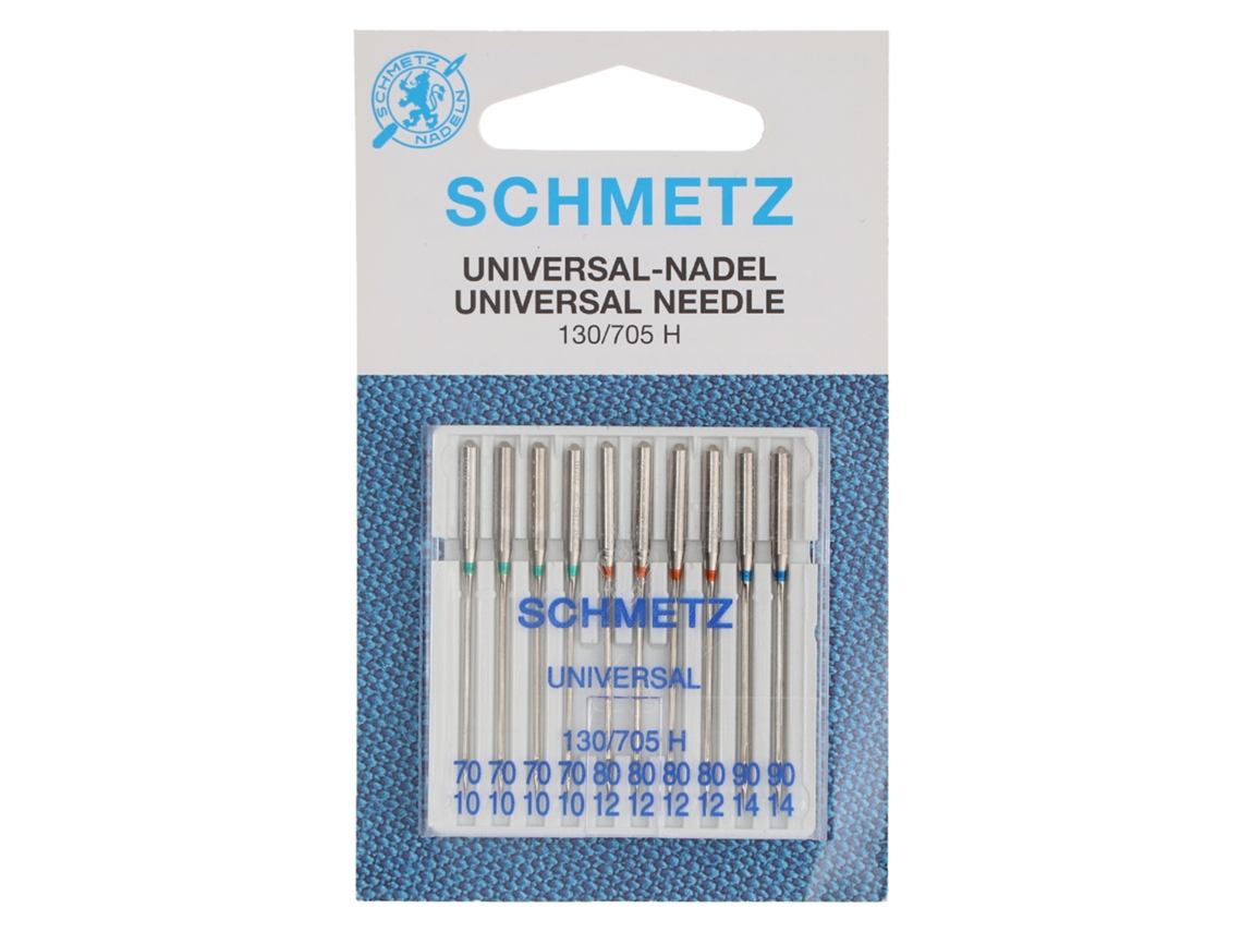Agujas Schmetz Universales 130/705 H Combi 70-80-90. Pack De 10 Agujas