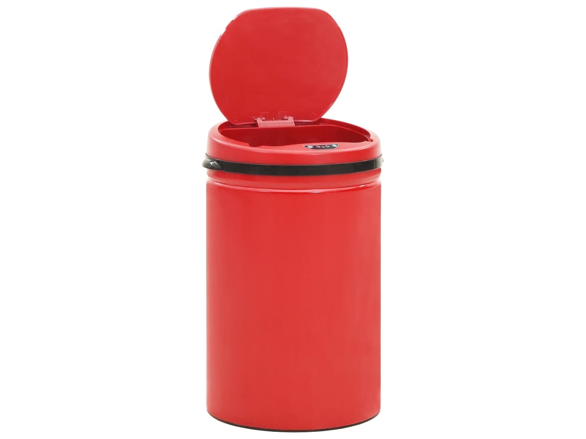 Abridor de botellas automático con tapón vidaXL, 30 L, acero, negro