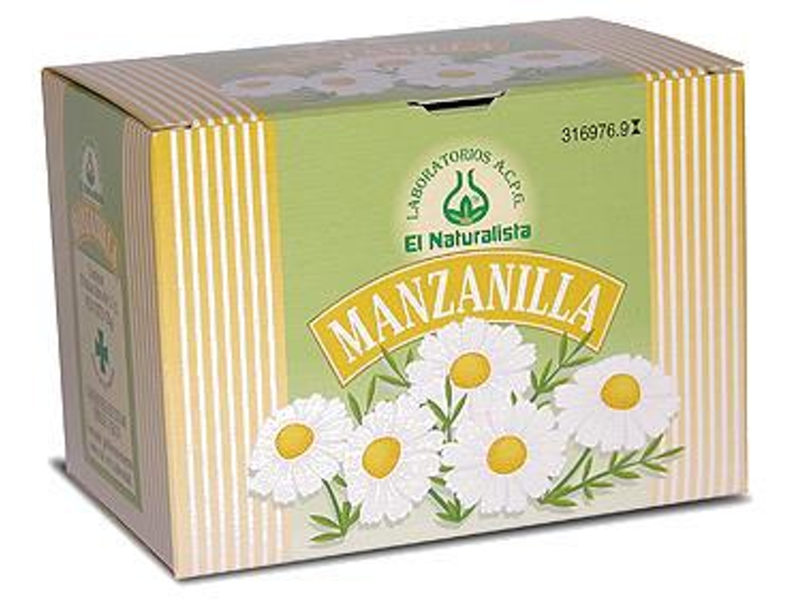 Té EL NATURALISTA Camomila (20 saquetas de infusão de 1.2g)