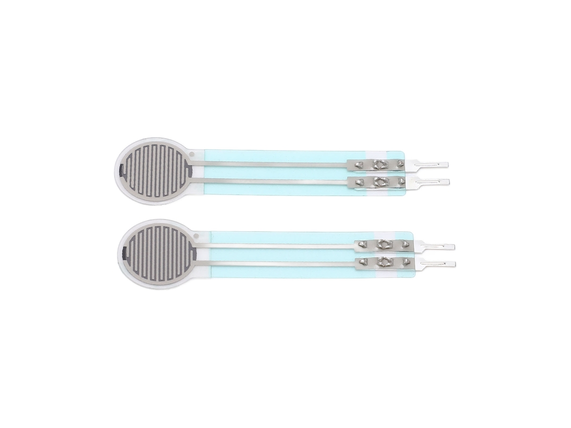 Veloriskku-2 Peças Sensor De Pressão De Filme Fino Fsr Resistor Sensível À Força Flexível 20g-3kg