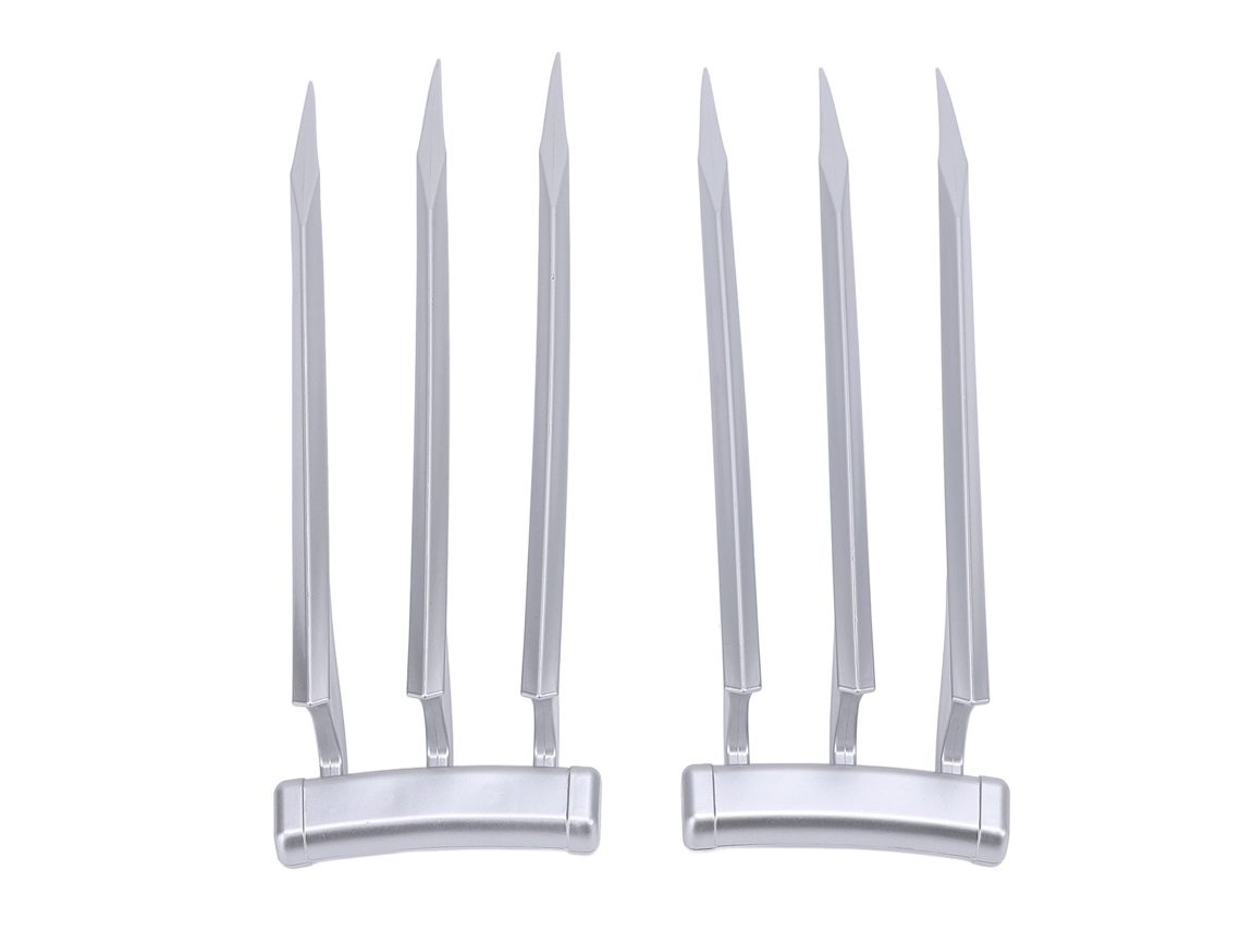 2026-1 Par Wolf Claws De Plástico Cuchilla Figura Prop Juguete Cosplay Para Adultos Niños
